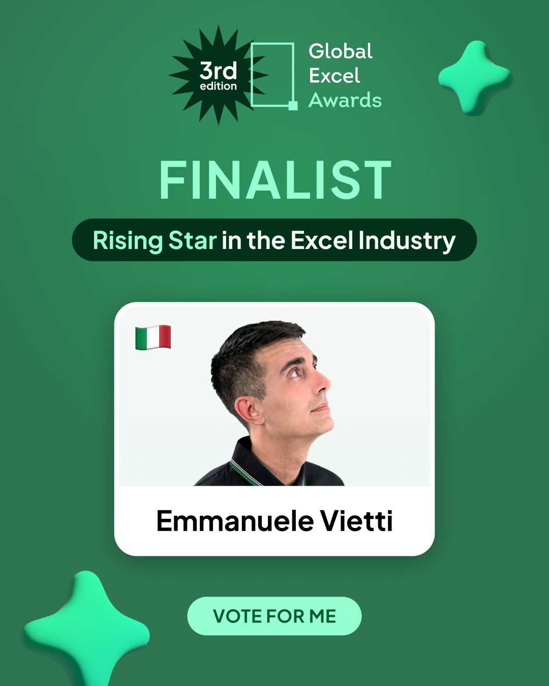 Rising star - finalist!