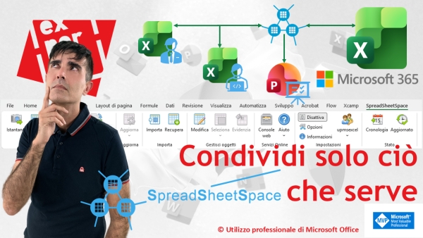 EXCEL TRUCCHI E SEGRETI: Condividi solo ci&ograve; che serve con SpreadSheetSpace - guida completa
